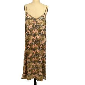 Love to Sleep Floral Butterfly Nightgown Slip Dress Style –NWT Large